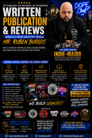 Written Publication & Music Review Package