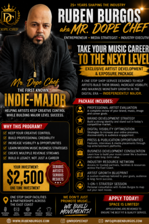 Take Your Music Career to the Next Level with Ruben Burgos