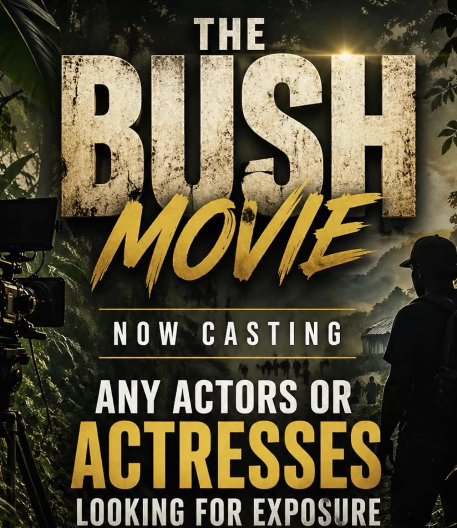 The Bush Movie film poster featuring Ruben Burgos